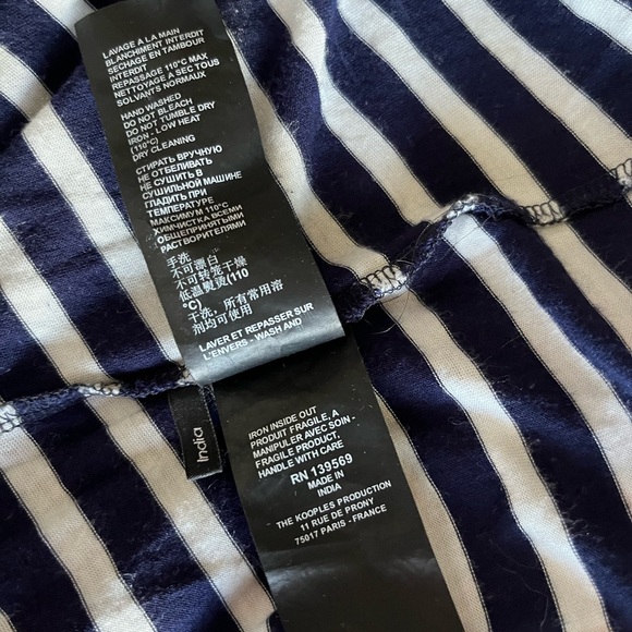 The Kooples Embellished Tee Size 2 Medium - Picture 7 of 8